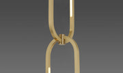 Oval single chanin pendant