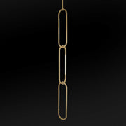 Oval single chanin pendant