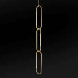 Oval single chanin pendant