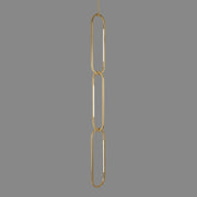 Oval single chanin pendant