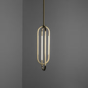 Oval double pendant