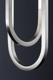 Oval double pendant