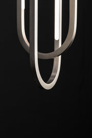 Oval double pendant