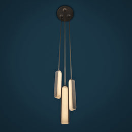 Alabaster Pearl Cent Pendant Light