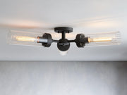 Andreas 3-Light Glass Flushmount
