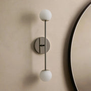 Girouette Double  Alabaster Sconce