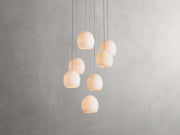 Ewen Natural Alabaster Round Chandelier 48