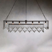 Aubrey Crystal Ball Rectangular Chandelier 47'' 60''