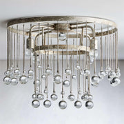 Aubrey Crystal Ball Flushmount Lamp