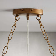 Aubrey Crystal Ball 7 Light Oval Chandelier 52