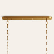 Amor Ghiaccio Glass Oval Chandelier 54