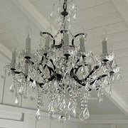 Rocaille Iron & Crystal Chandelier