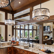Lita Glass Round Chandelier