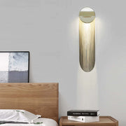 Modern Arcs Chain Tassel Wall Sconce