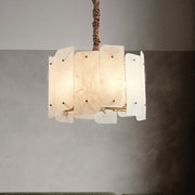 Lorry Alabaster Round Chandelier 20