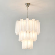Frosted Glass Tubes Chandelier