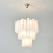 Frosted Glass Tubes Chandelier