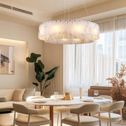 Celine Alabaster Round Chandelier 31