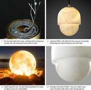 Alabaster Pendant Lights Kitchen Island