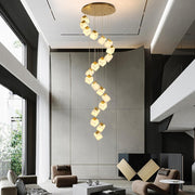 Emerson Alabaster-Box Round Chandelier 20