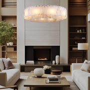 Celine Alabaster Round Chandelier 31