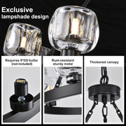 Modern Crystal Farmhouse Wagon Wheel Chandeliers for Dining Room