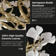 Ginkgo Round Chandelier 32