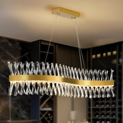 MDEGLYO Modern Crystal Chandelier