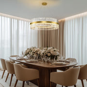MDEGLYO Modern Crystal Chandelier