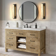 Melange Alabaster Rectangle Wall Sconces 20