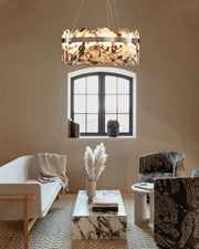 Modern LED Marble Round Chandelier 24