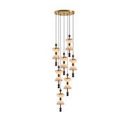 Duo Alabaster Pendant Lamp