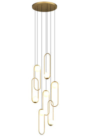 Luminous Modern LED Opal Glass Chandelier