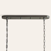 Amor Ghiaccio Glass Oval Chandelier 54