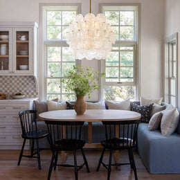 Riviera Glass Disc Chandelier 26