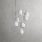 Arica Alabaster Round Chandelier