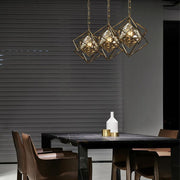 Crystal Diamond Pendant Light