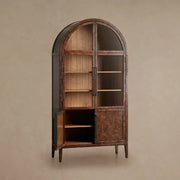 Hattie Burl Glass Cabinet
