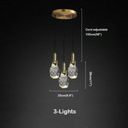 Irregular crystal pendant 6 styles