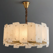 Lorry Alabaster Round Chandelier 20