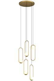Luminous Modern LED Opal Glass Chandelier