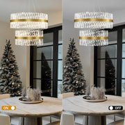 MDEGLYO Modern Crystal Chandelier