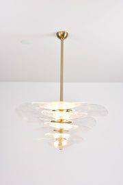 Petals Gold Murano Chandelier