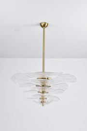 Petals Gold Murano Chandelier