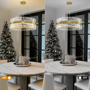 MDEGLYO Modern Crystal Chandelier