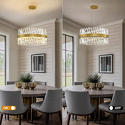 MDEGLYO Modern Crystal Chandelier