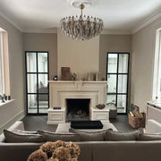 Murano Chandelier – Poliedri – 185 glass – Iridescent