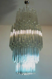 Murano Chandelier – 242 prisms – Transparent