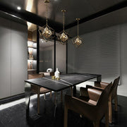 Crystal Diamond Pendant Light