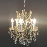 Rocaille Iron & Crystal Chandelier